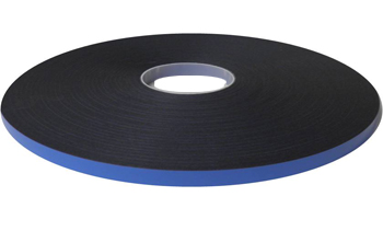 DFT15PLB: 1/2 x 1/32 Black Double Faced Tape w/Pla